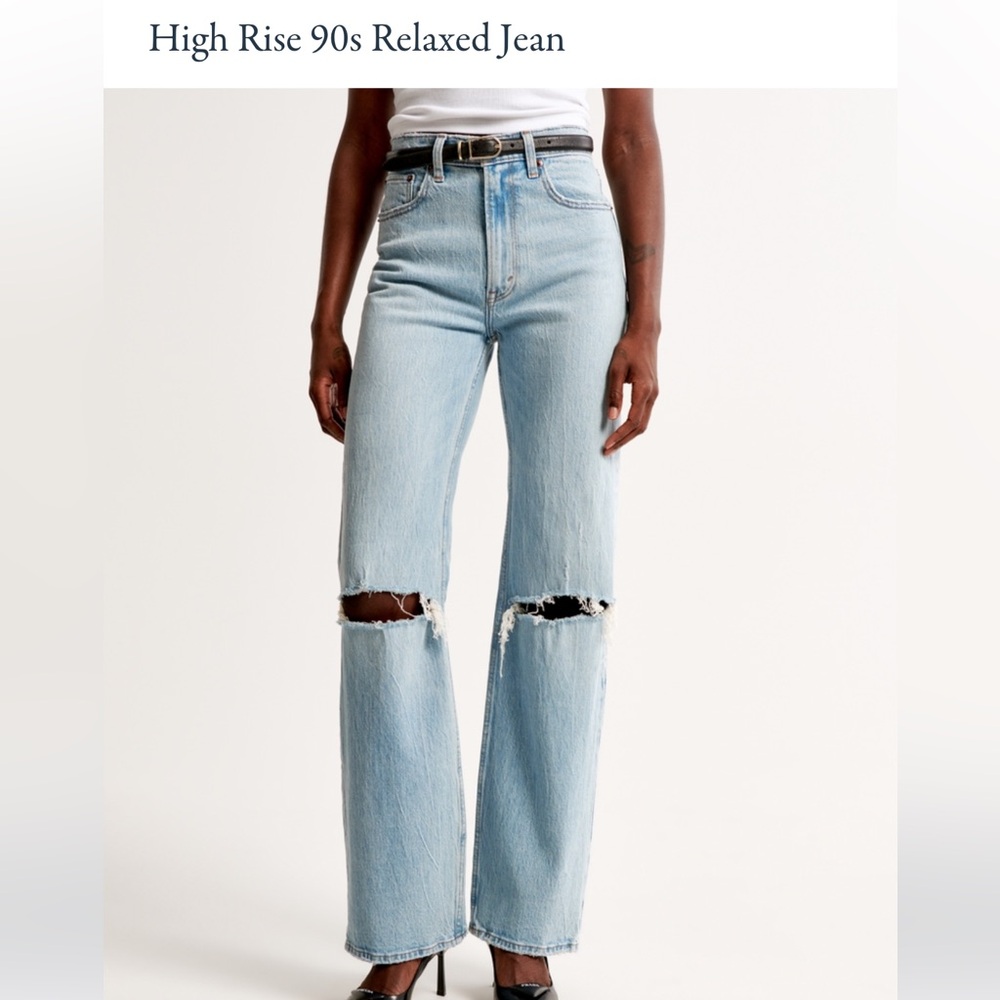 Abercrombie & Fitch High Rise 90’s Relaxed Jean
